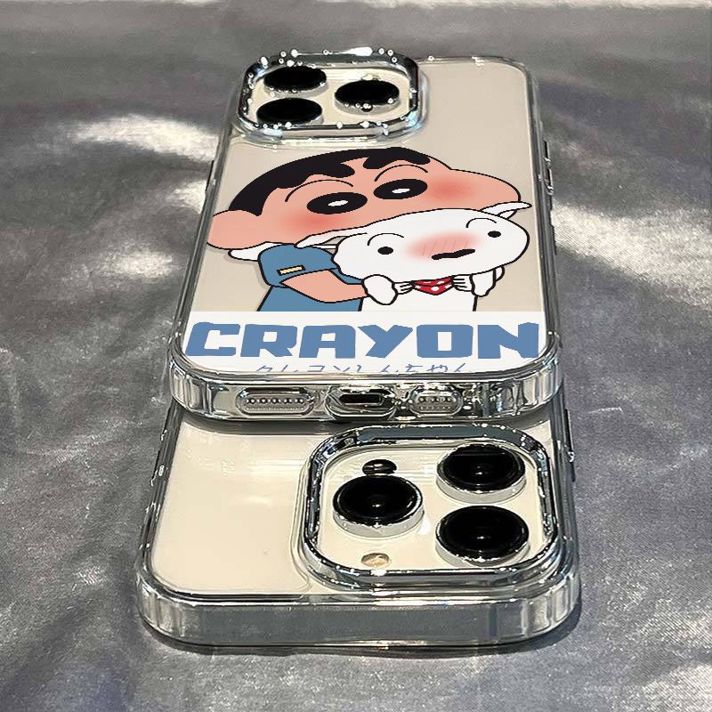 ✅Ốp Điện Thoại Mềm Chống Sốc In Hình Chú Cún Shin-Chan Cho Iphone 11 plus 13In 1214Pro8 7 5B2N