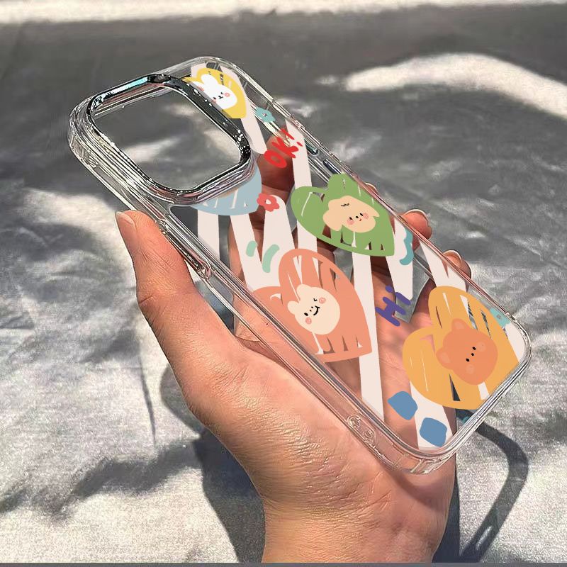 ✅Ốp Điện Thoại Dẻo Họa Tiết Động Vật Nhỏ Dễ Thương Chống Sốc Cho iPhone1214pro7ins max13811 plusxs 0XDO