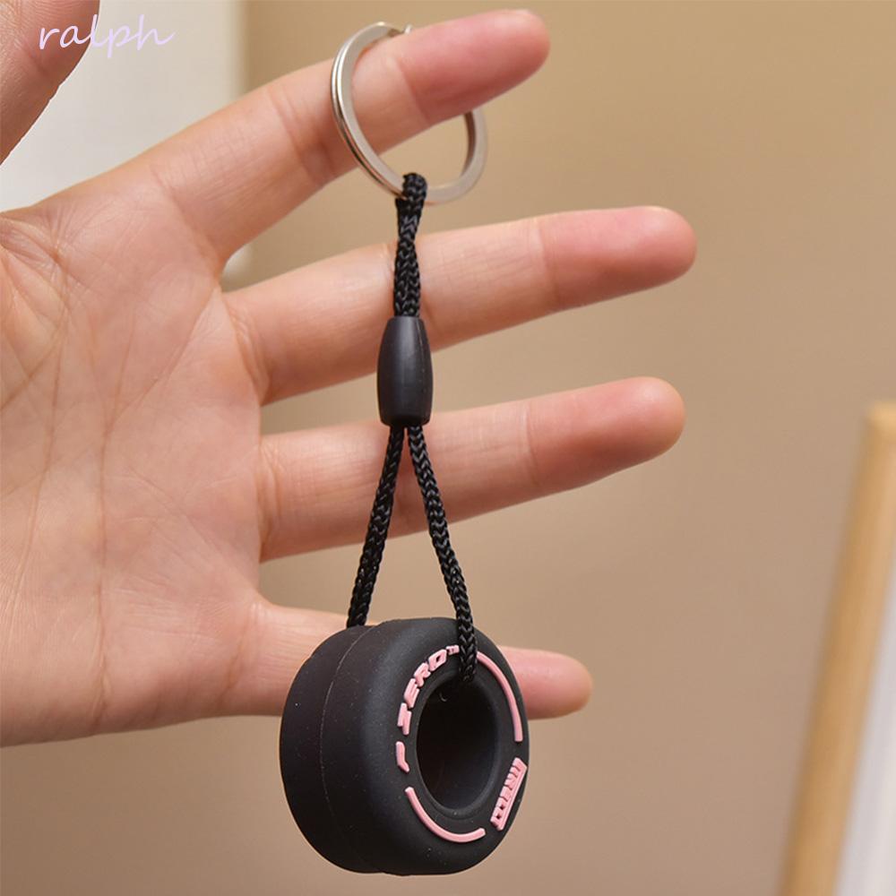 Móc Khóa Nhựa PVC Họa Tiết Hoạt Hình Sáng Tạo Cho Xe Hơi