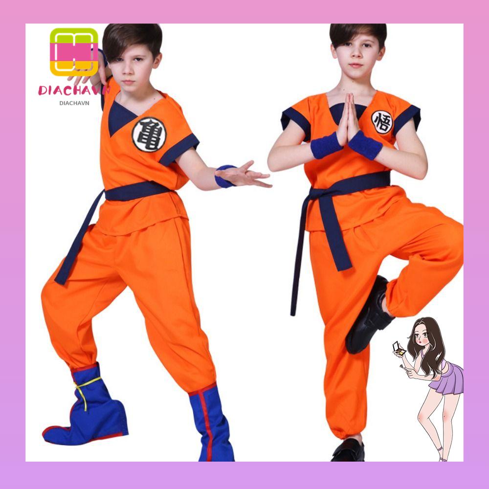 Áo liền quần Hóa Trang Nhân Vật Trong Dragon Ball Thiết Kế Mới Cao Cấp Dành Cho Người Lớn Và Trẻ