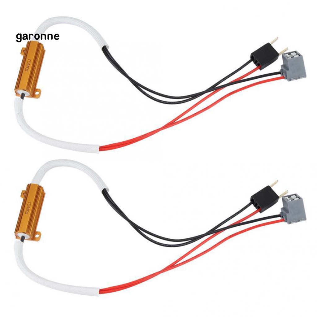 Set 2 Bộ Giải Mã Đèn Pha Chống Sương Mù Cho H7