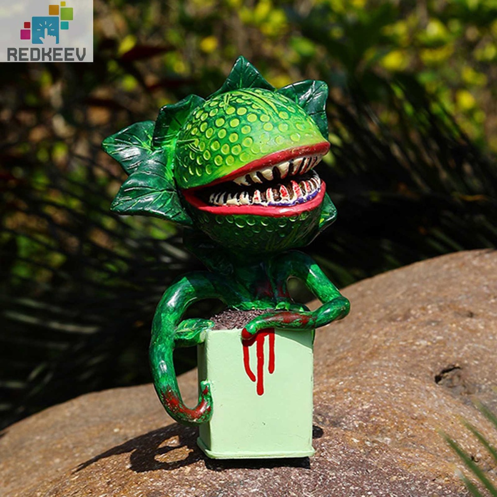 Tượng Nhỏ Bằng Nhựa Resin Điêu Khắc Hoa Thủ Công Trang Trí Sân Vườn