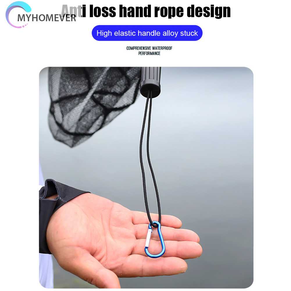 Lưới Bắt Cá 50cm Bằng Hợp Kim Nhôm Có Thể Gập Lại