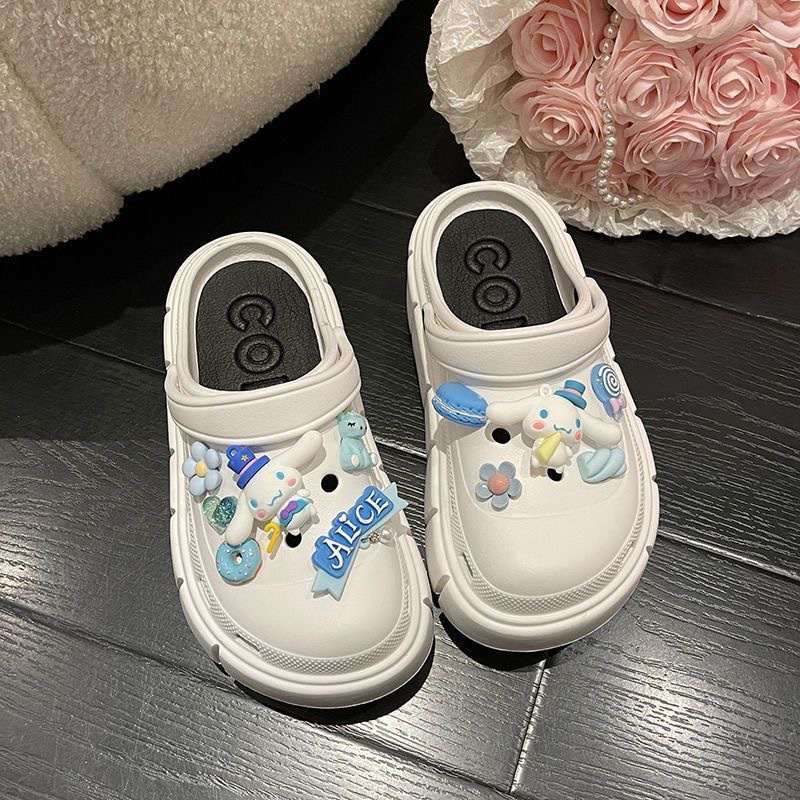 Xăng đan Đế Xuồng Tăng Chiều Cao Thời Trang Đi Biển Mùa Hè Dành Cho Bé Gái