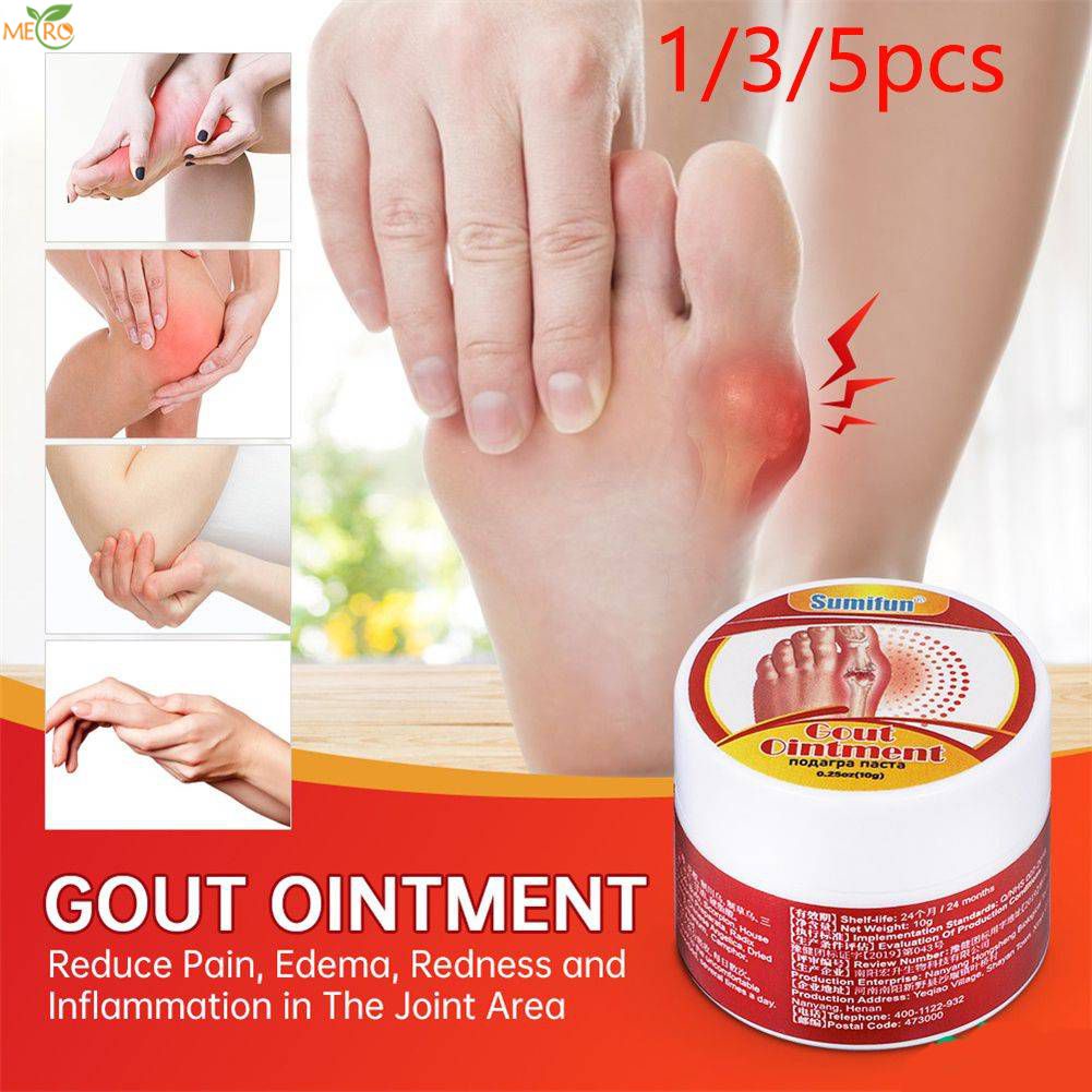 5pcs Gout Sumifun Cream Creams And Orthopedic Conscans Valgus Hallux Knee Lumbar Arthritis Cream metro