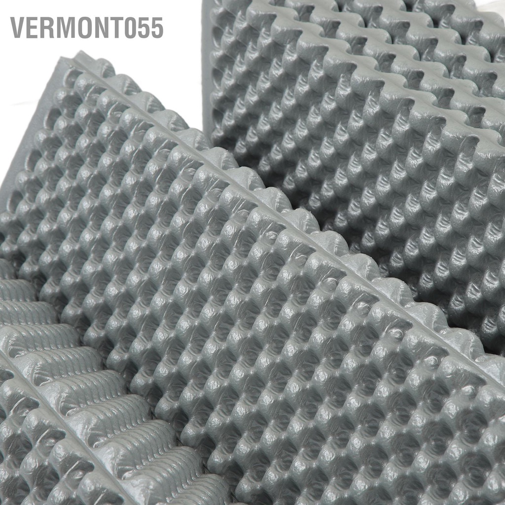 Vermont055 Đệm Ngủ Gấp Thùng Đựng Trứng Hai Mặt 190x61cm Mềm Mại Ấm Áp Thoải Mái Nệm Cho Cắm Trại