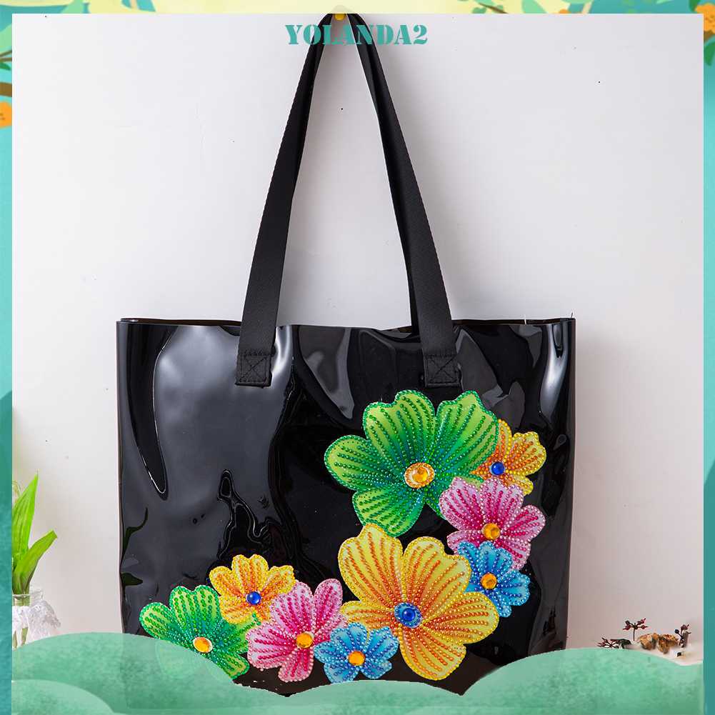 Túi Tote Đựng Tranh Đính Đá Thủ Công Dành Cho Nữ