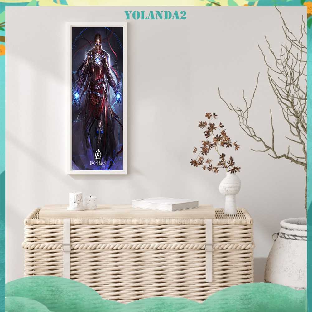 Tranh Đính Đá Kim Cương Toàn Bộ 5D DIY Hình Vẽ Người Sắt