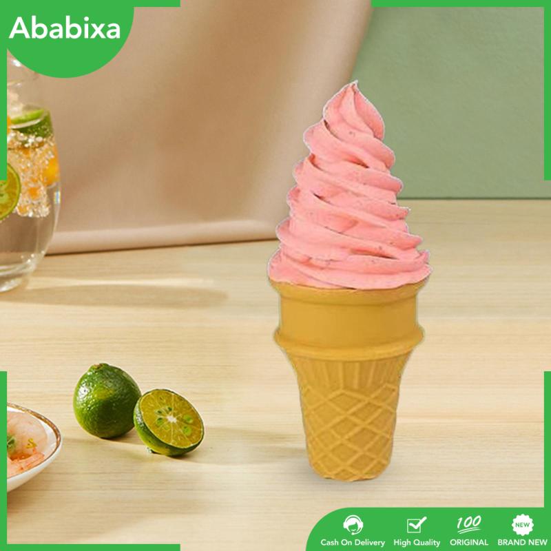 [Ababixa] Mô Hình Que Kem Giả Trưng Bày Món Tráng Miệng Mô Phỏng Đồ Ăn Tráng Miệng Trang Trí Bàn Ngọt Ngào Dùng Làm Đạo Cụ Chụp Ảnh