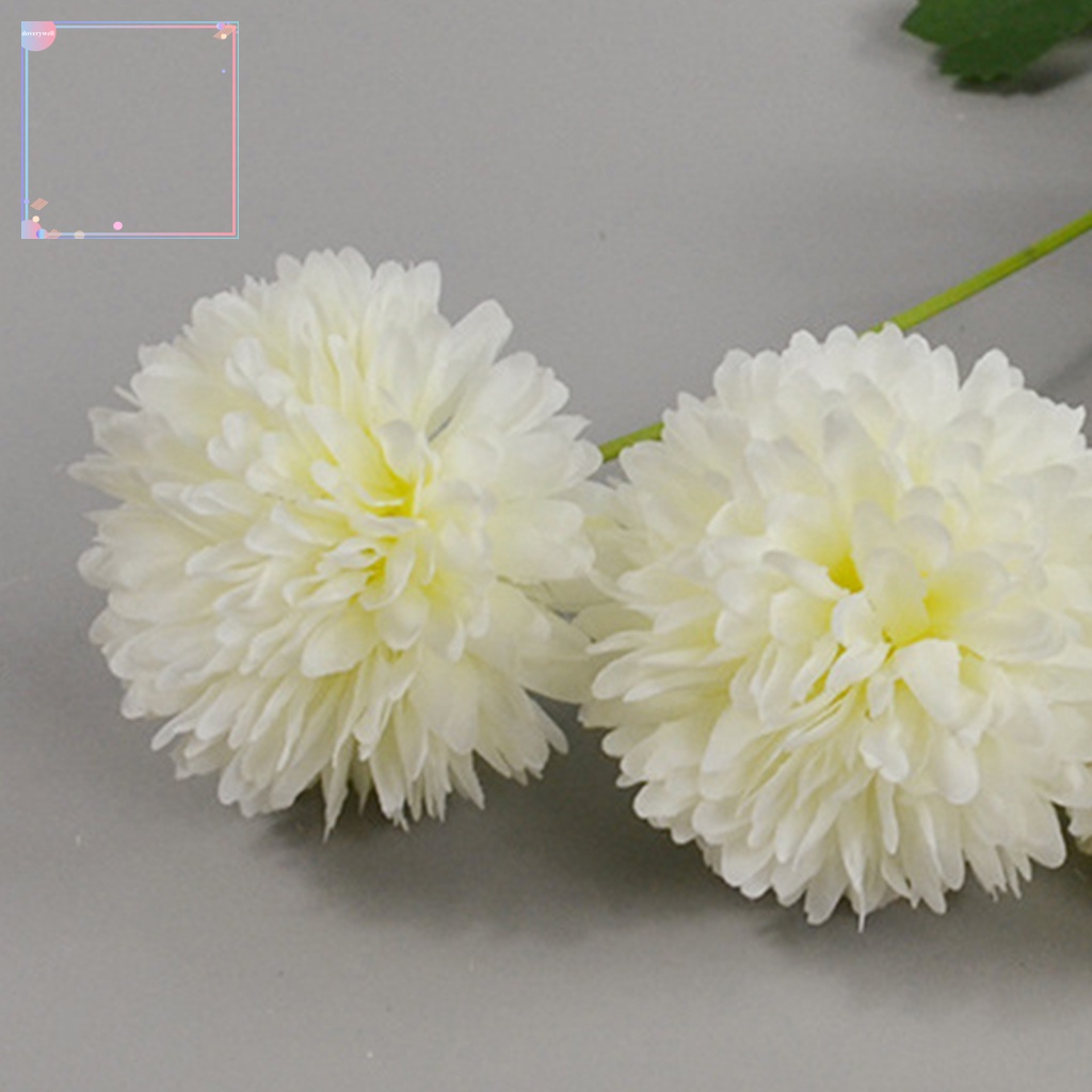 1 Bó Hoa Cúc Giả 4 Bông Trang Trí Tiệc Cưới