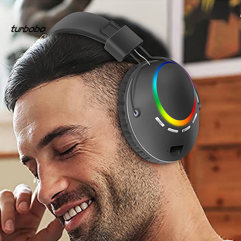 Tai Nghe Thể Thao Không Dây Bo Viền 6D Giảm Tiếng Ồn Thông Minh Có Đèn RGB Kết Nối Bluetooth 5.1
