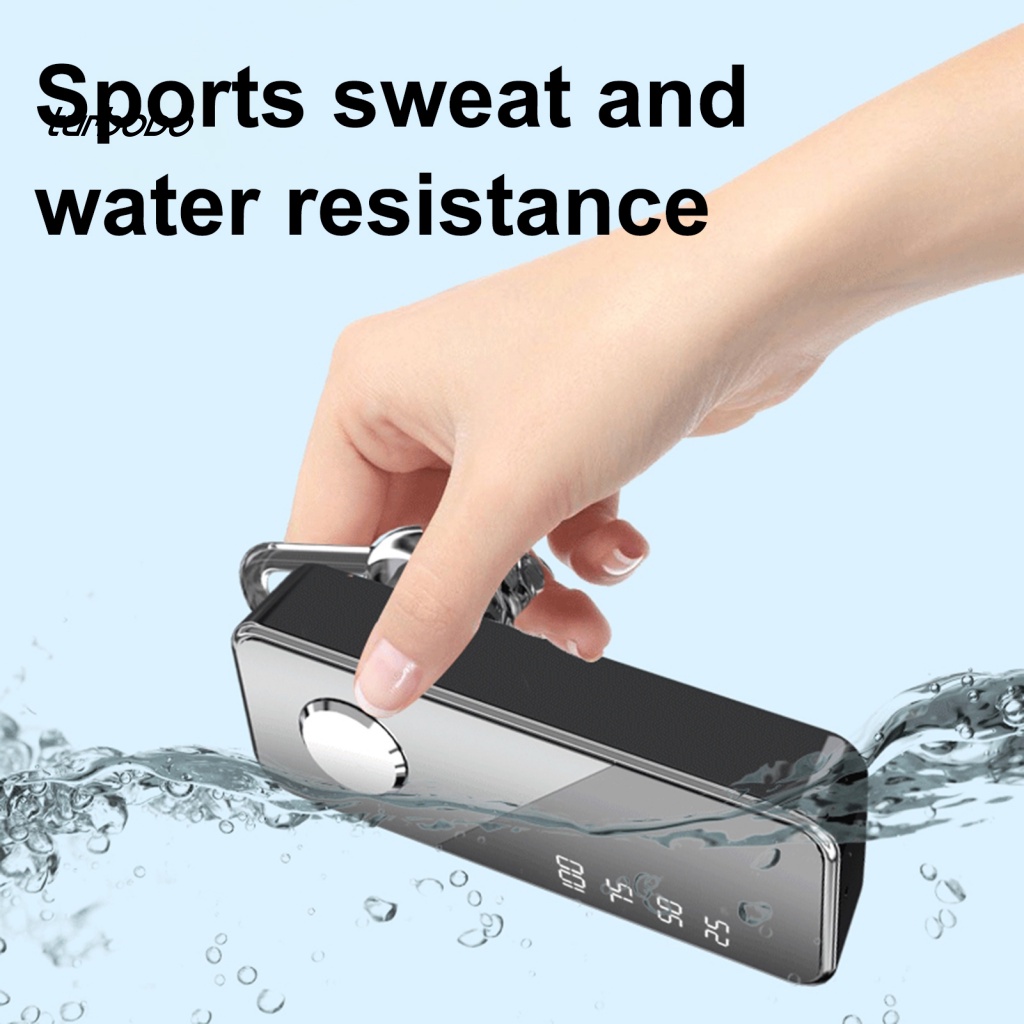 Tai Nghe Treo Vành Tai Bluetooth Không Dây Chống Nước IPX5 Giảm Tiếng Ồn Màn Hình LED Kỹ Thuật Số