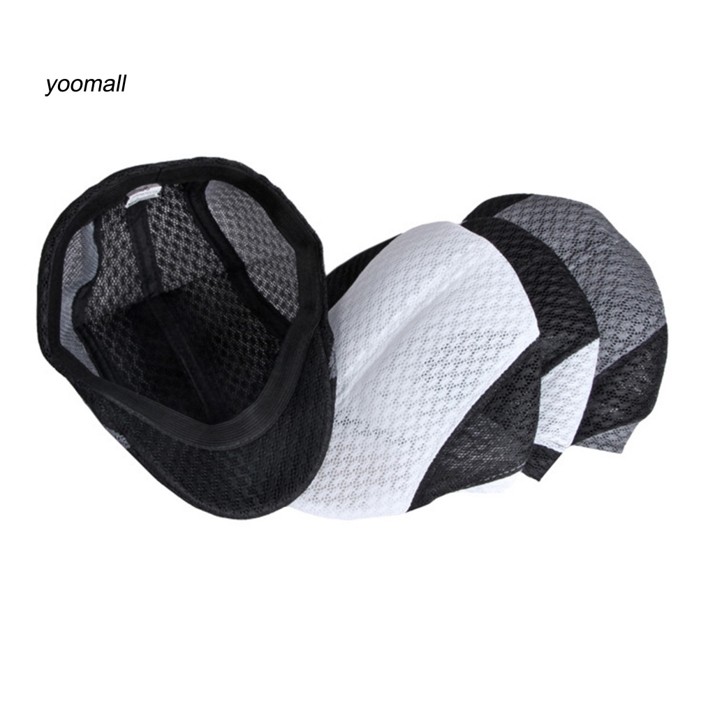 Mũ Beret Chống Nắng Mềm Mỏng Thoáng Khí Phối Màu Tương Phản Có Thể Giặt Cho Nam