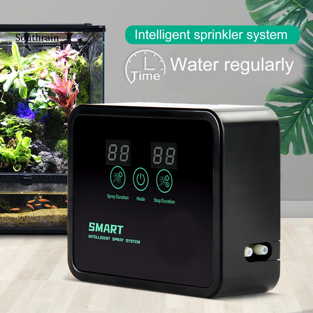 1 Bộ Dụng Cụ Hệ Thống Phun Sương Bằng Nhựa Mô Phỏng Phạm Vi Rộng Dùng Nuôi Bò Sát