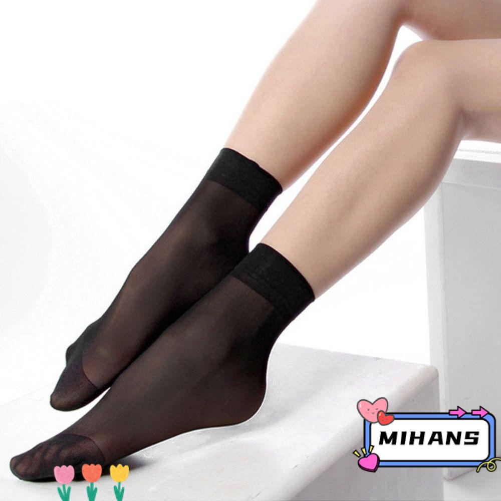 Set 5 Đôi Tất Lụa Siêu Mỏng Kiểu Dáng Quyến Rũ Dành Cho Nữ