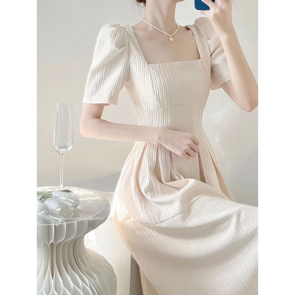 Đầm Thiết Kế Mới Xinh Xắn Thời Trang Mùa Hè Theo Phong Cách Pháp Cho Nữ