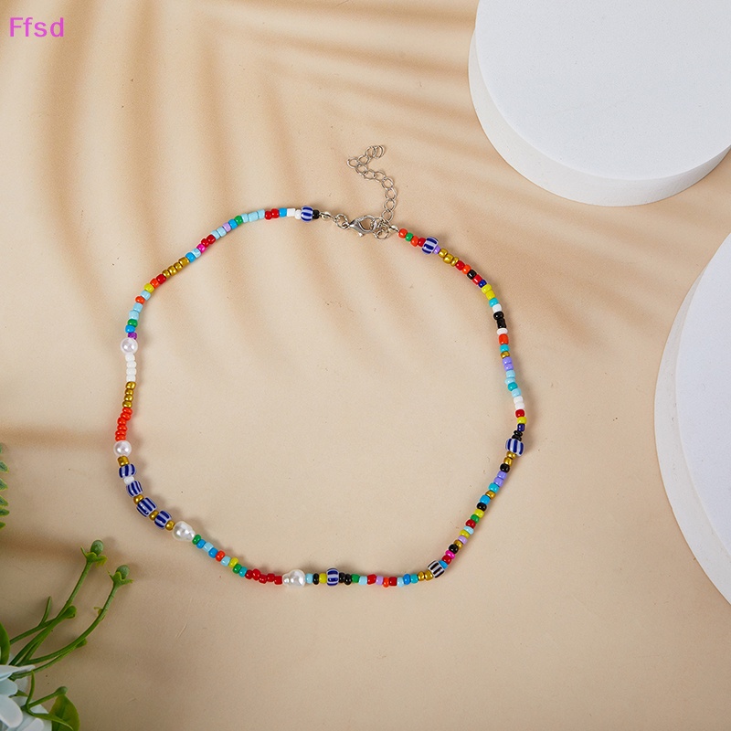 {Ffsd} Vòng Cổ Chuỗi Hạt Ngọc Trai Hình Ong Nhỏ Thời Trang Bohemia Hàn Quốc Dành Cho Nữ * Bán Chạy