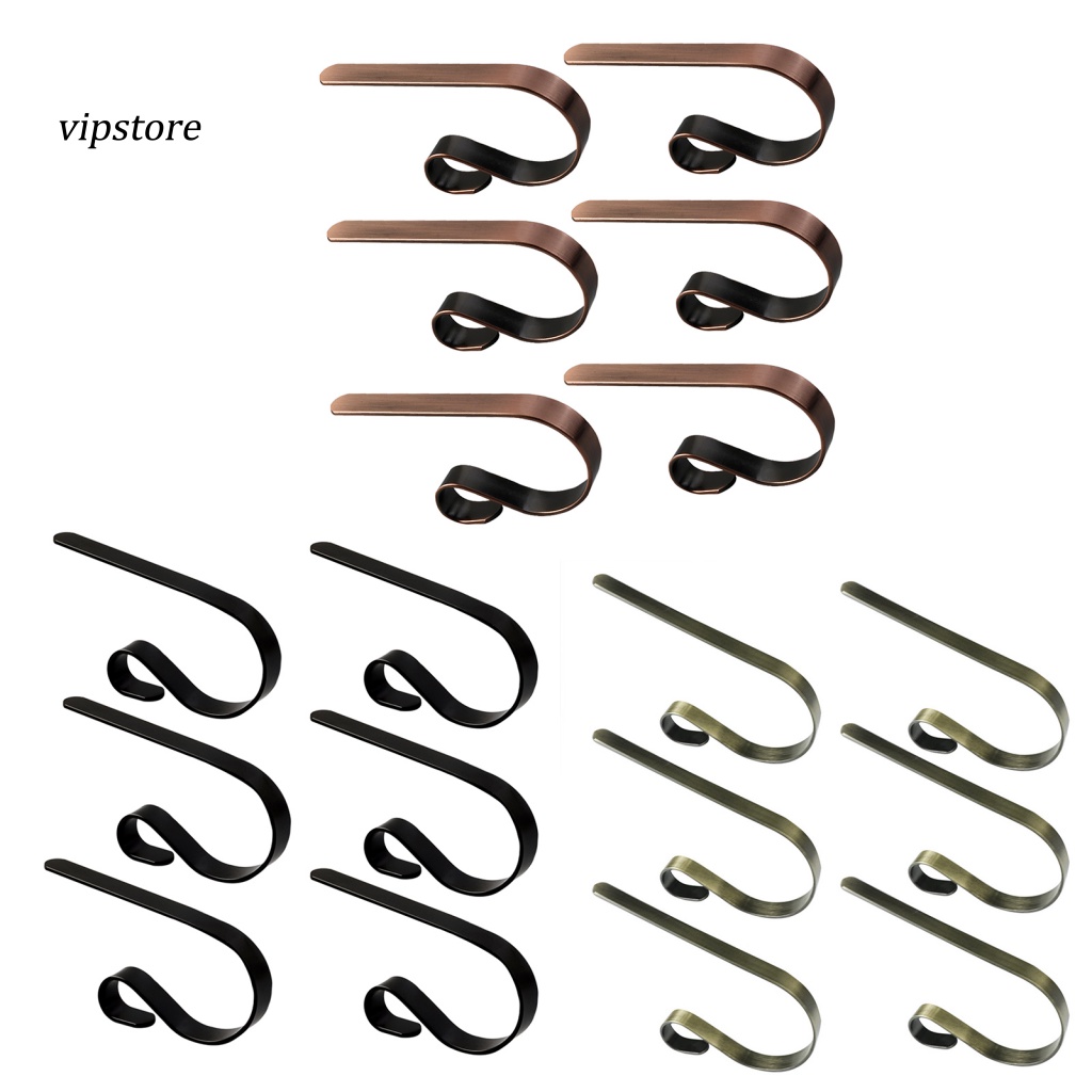 Bộ 6 Giá Đỡ Vớ Giáng Sinh Bằng Kim Loại Chống Trượt Chịu Lực Tốt