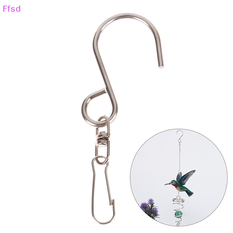{Ffsd} Set 5 Móc Xoay Bằng Thép Không Gỉ Treo Chuông Gió Con Quay Pha Lê Trang Trí Tiệc Bán Chạy * Bán Chạy