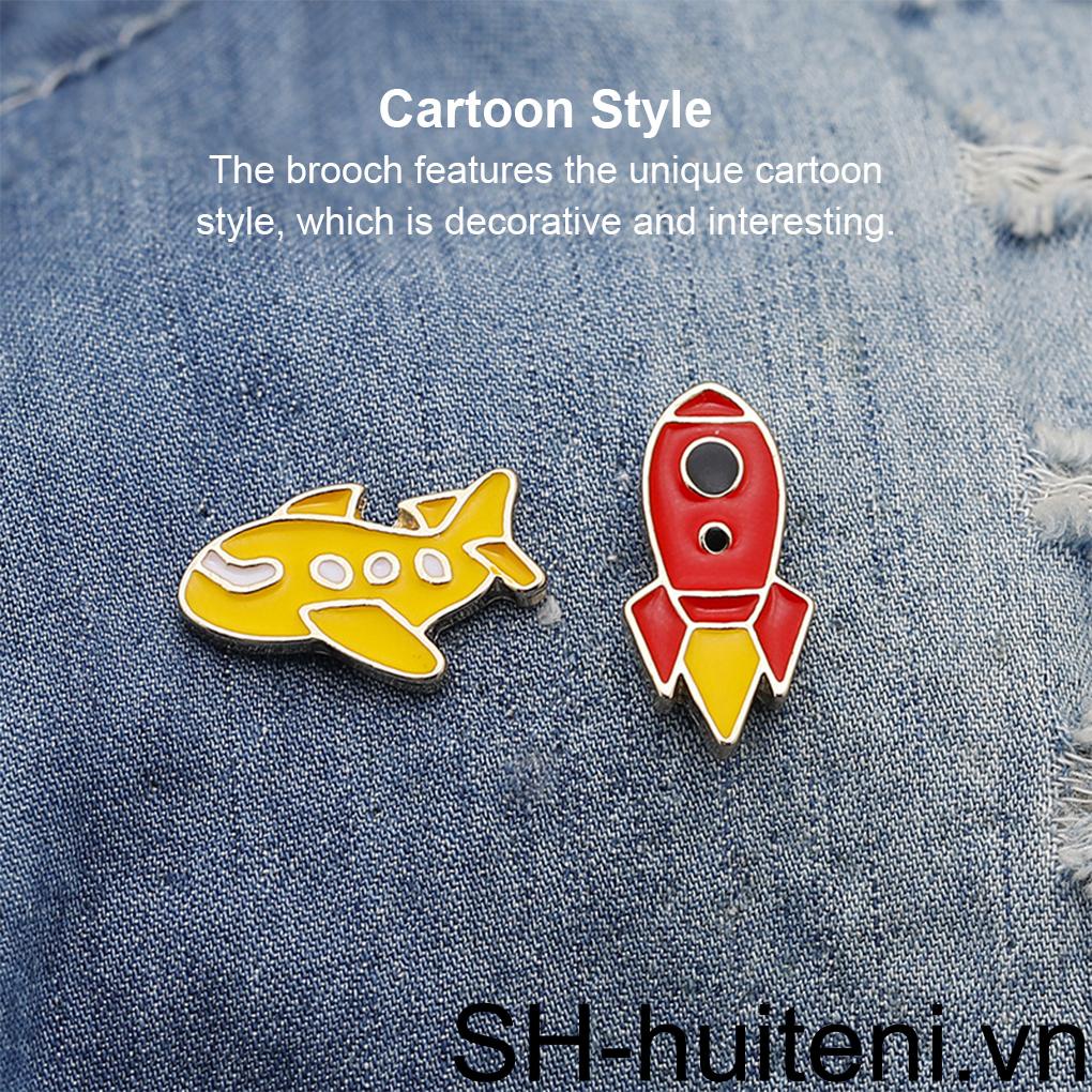 Ghim Cài Áo Hình Máy Bay Giấy Hoạt Hình Dành Cho Bé Trai Bé Gái Loại 1