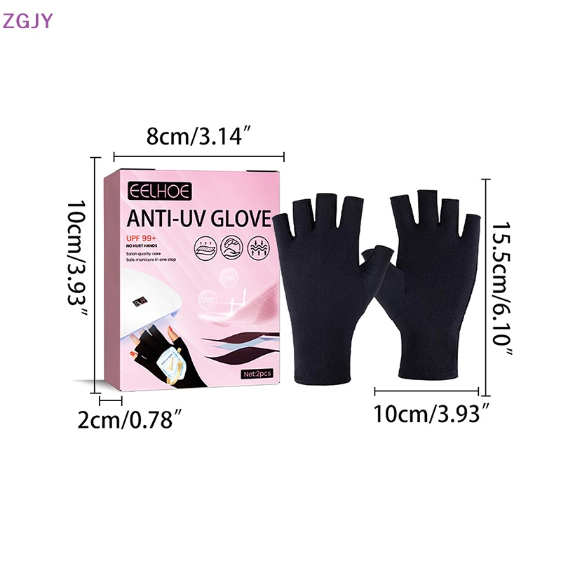 1 Đôi Găng Tay Chống Tia UV Không Ngón Mới