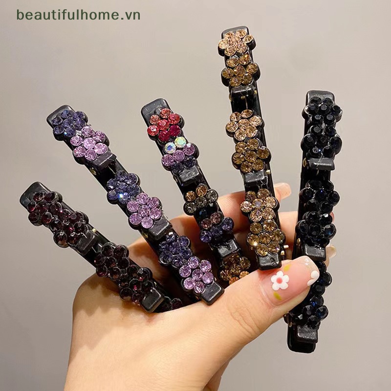 Kẹp Tóc Mỏ Vịt Đính Đá Ngọt Ngào Dễ Thương Cho Nữ