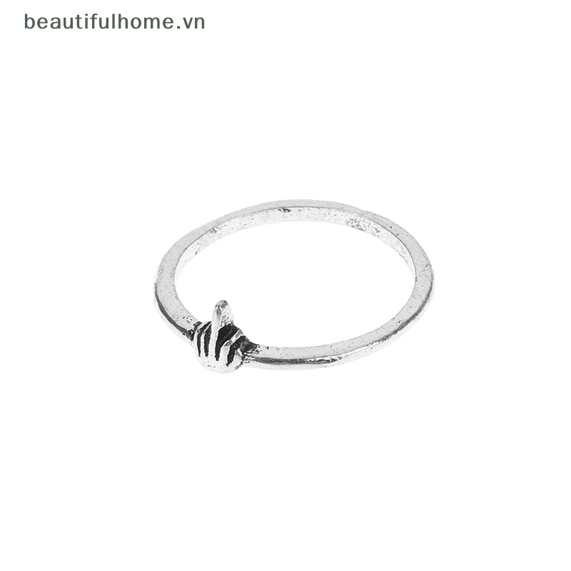 [beautifulhome] Nhẫn Dáng Đứng Họa Tiết Phong Cách Rock Thời Thượng Dành Cho Nam Và Nữ [beauty]