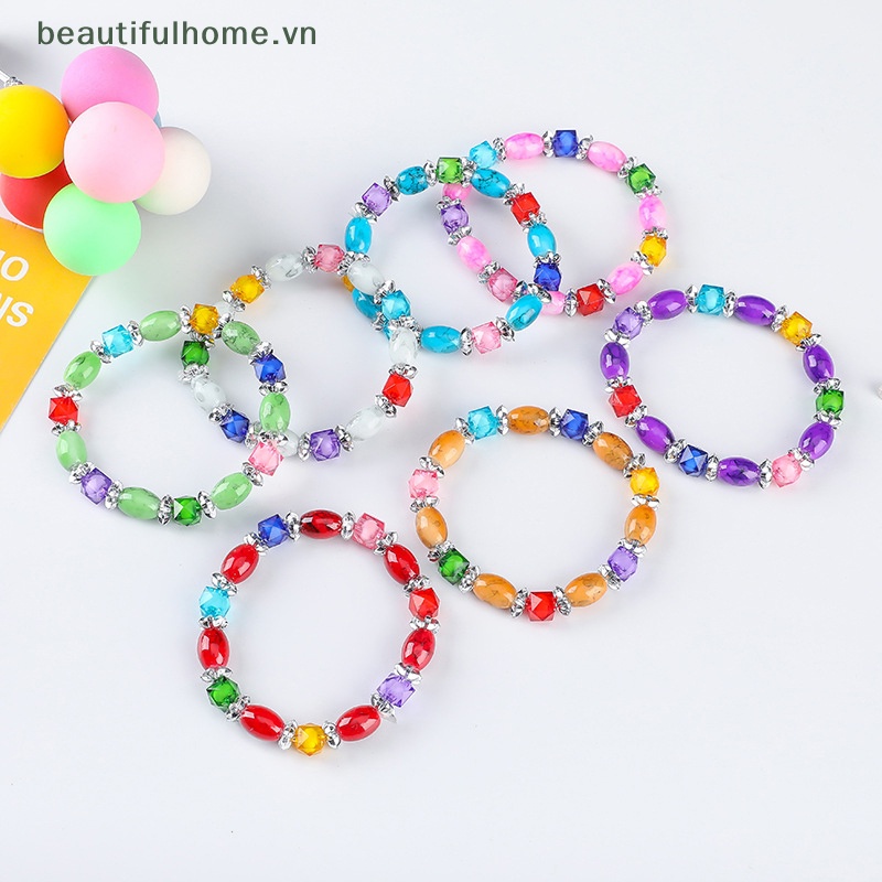 Vòng Tay Pha Lê Nhiều Màu Thời Trang Cho Nữ