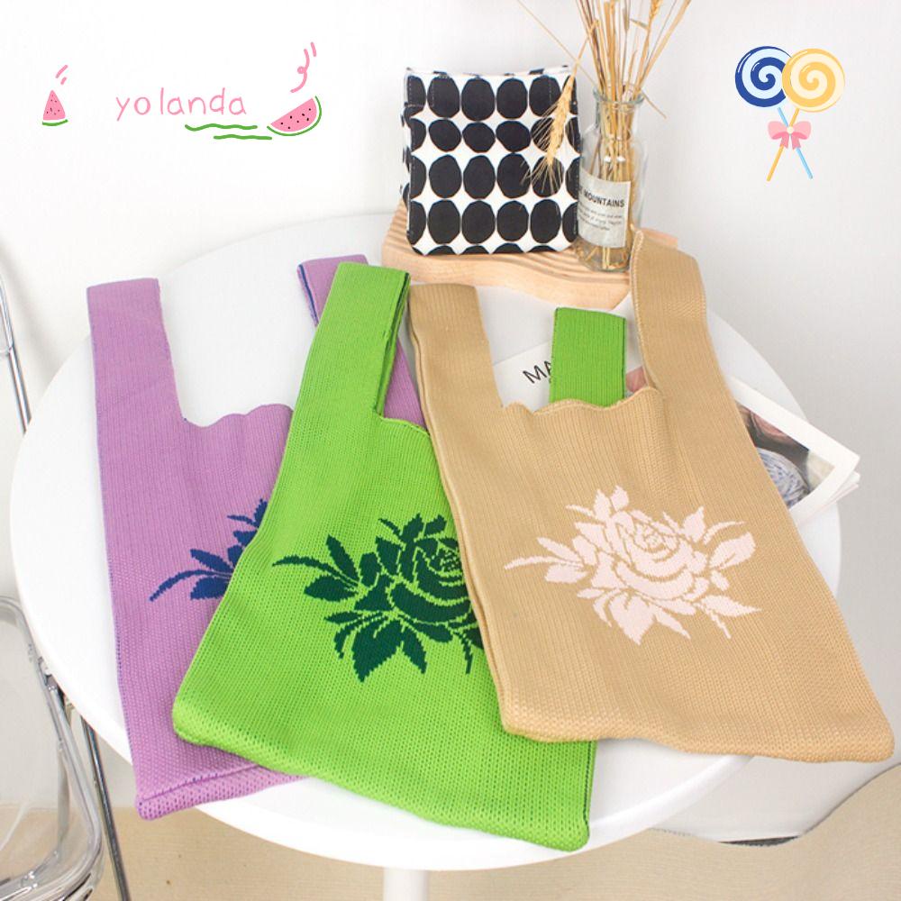 Túi Tote Đeo Vai Đan Tay Thắt Nút Thủ Công Cho Nữ