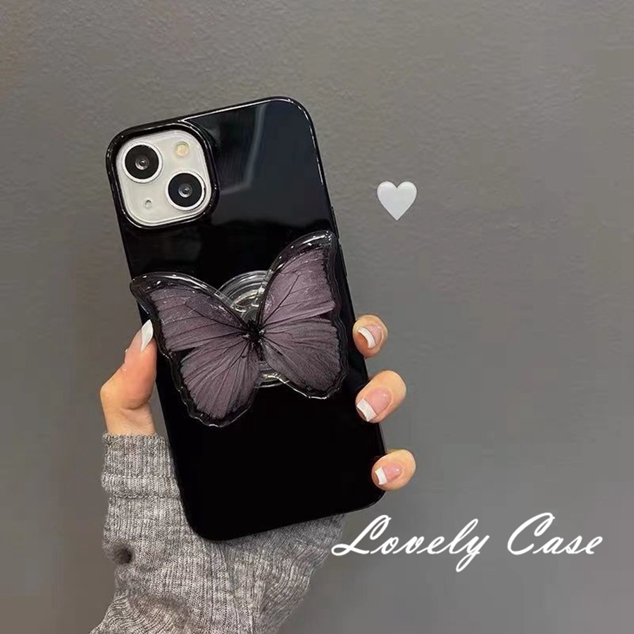 Ốp Điện Thoại Chống Sốc Màu Trơn Có Giá Đỡ Và Dây Đeo Cho IPhone 14 13 12 11 Pro Max X XR Xs Max 8 7 6 6s Plus SE 2020