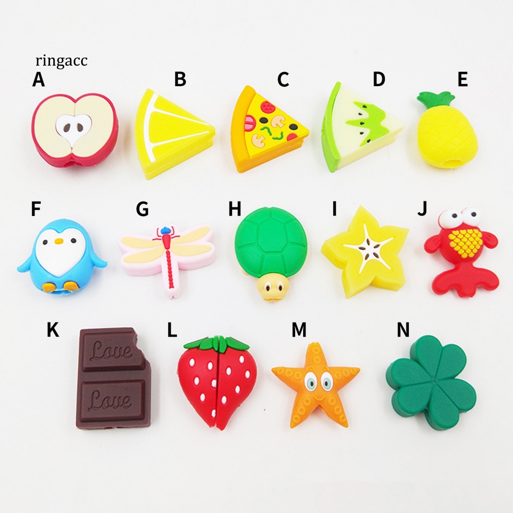 Vỏ Bọc Bảo Vệ Dây Cáp Dữ Liệu Chống Vỡ Thân Thiện Với Môi Trường Hình Hoạt Họa Dễ Thương Thông Dụng Cho Văn Phòng