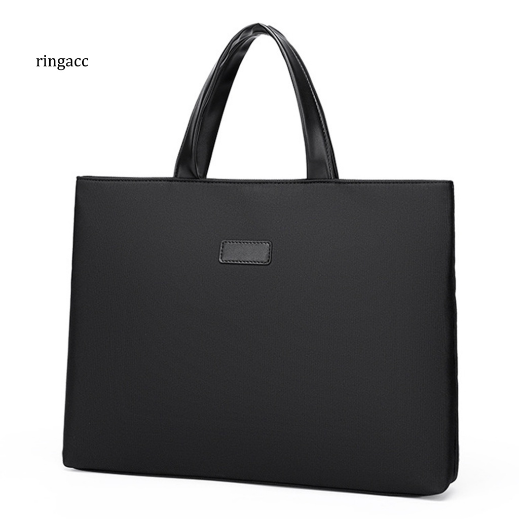 Túi Đựng Tài Liệu RGA Sức Chứa Lớn Chống Mài Mòn Chống Thấm Nước Có Khóa Kéo Màu Sắc Đơn Giản Cho Nam