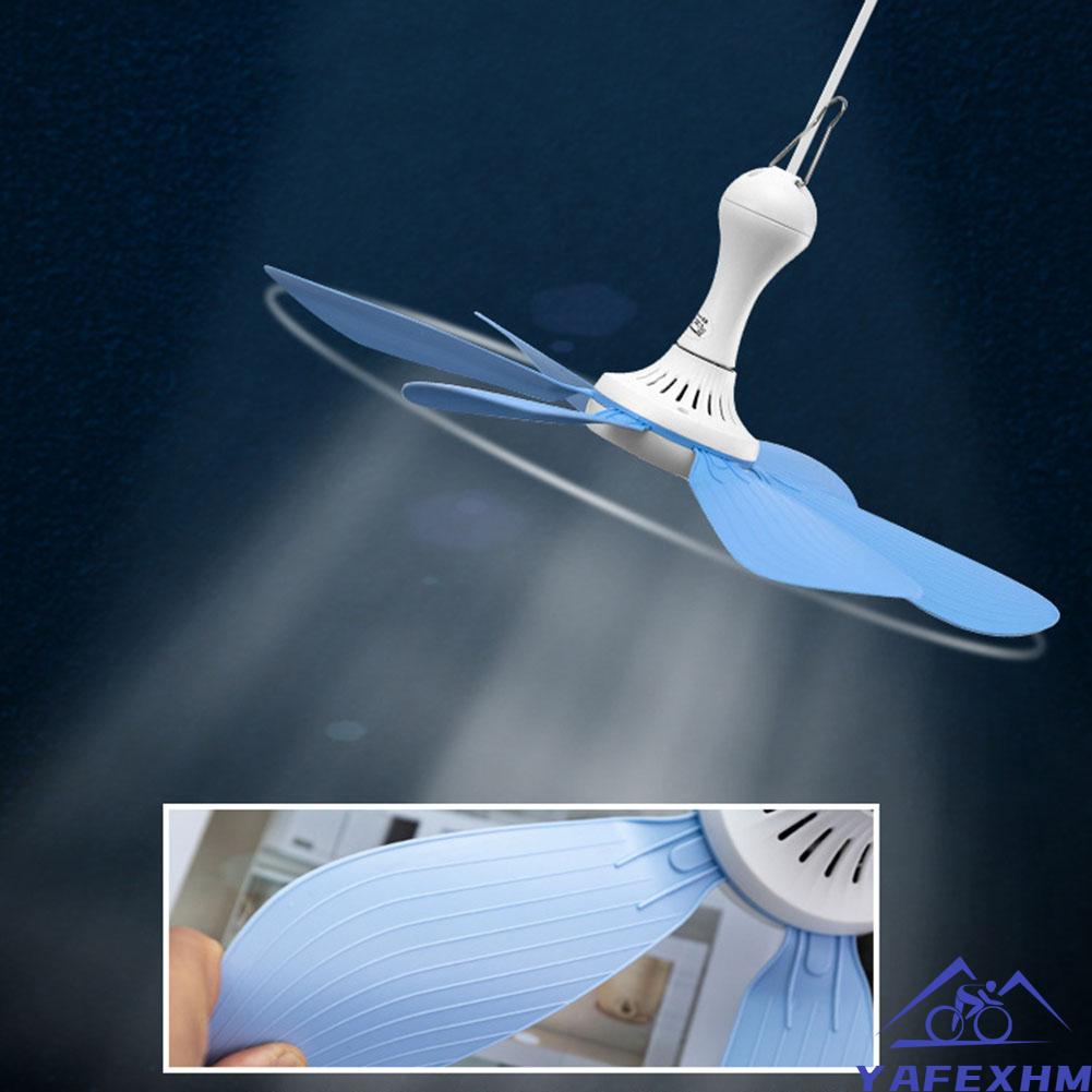 Quạt Trần Cắm Trại Đường Kính 42cm Dài 1.6M