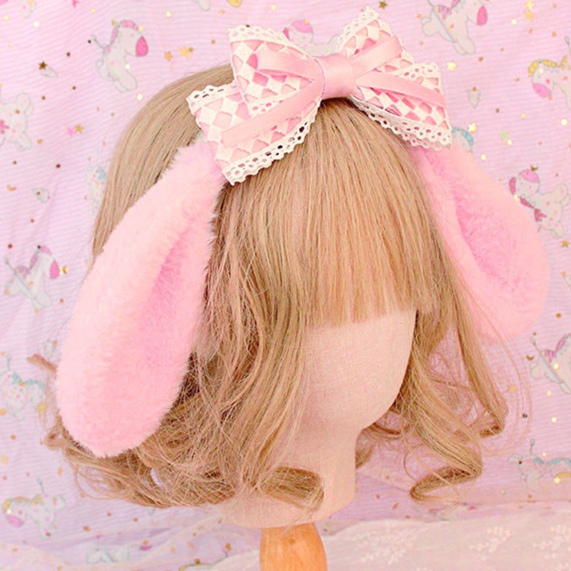 Băng Đô Cài Tóc Hình Tai Thỏ Melody Dễ Thương