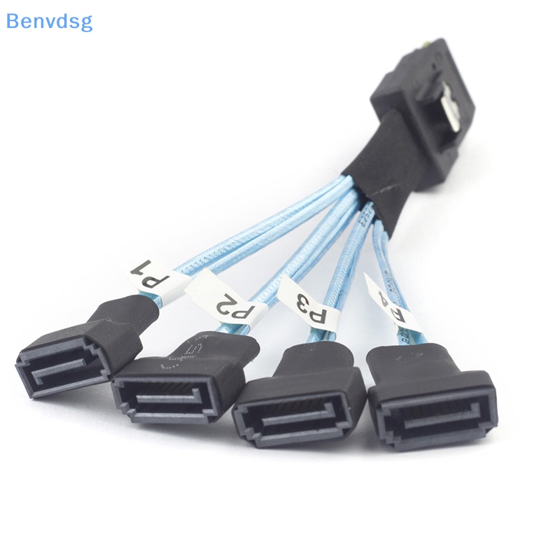 Cáp Chuyển Đổi Dữ Liệu Tốc Độ Cao Từ Mini SAS SFF-8087 Sang 4X SATA Male 3.0 SSD 1 Sang 4