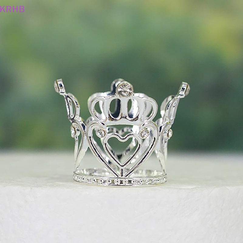 Cài Tóc Hình Vương Miện Nhỏ Bằng Kim Loại Dành Cho Bé Trai Gái Mới