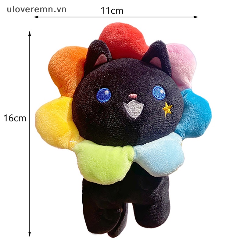 Uloveremn Móc Khóa Xe Hơi Hình Hoa Hướng Dương / Mèo Đi Mưa Nhồi Bông Tinh Tế Dễ Thương