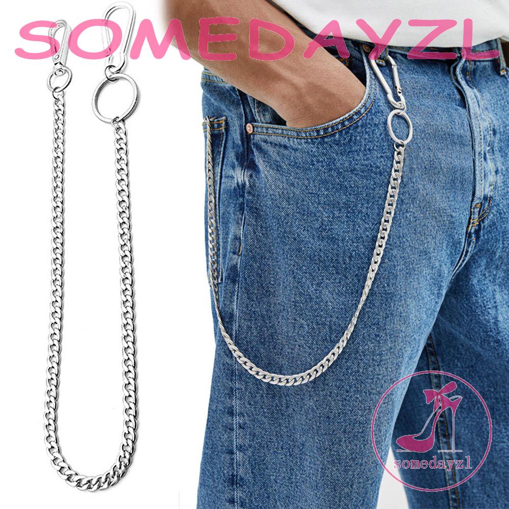 Dây Xích Kim Loại Dài Gắn Ví Phong Cách Hip Hop Đường Phố