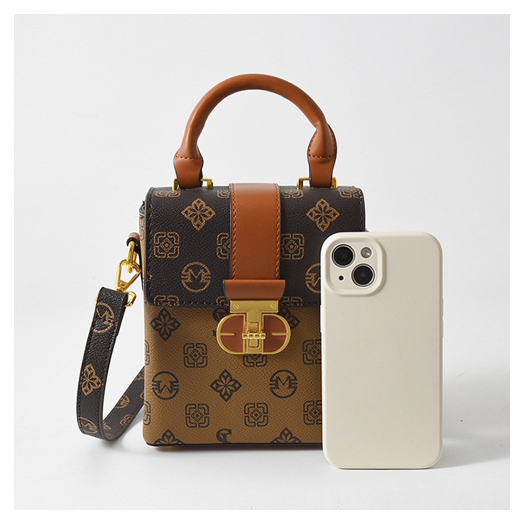 Túi Đựng Điện Thoại Di Động Hình Vuông Đeo Chéo Vai In Họa Tiết Thời Trang Dễ Phối Đồ Cho Nữ