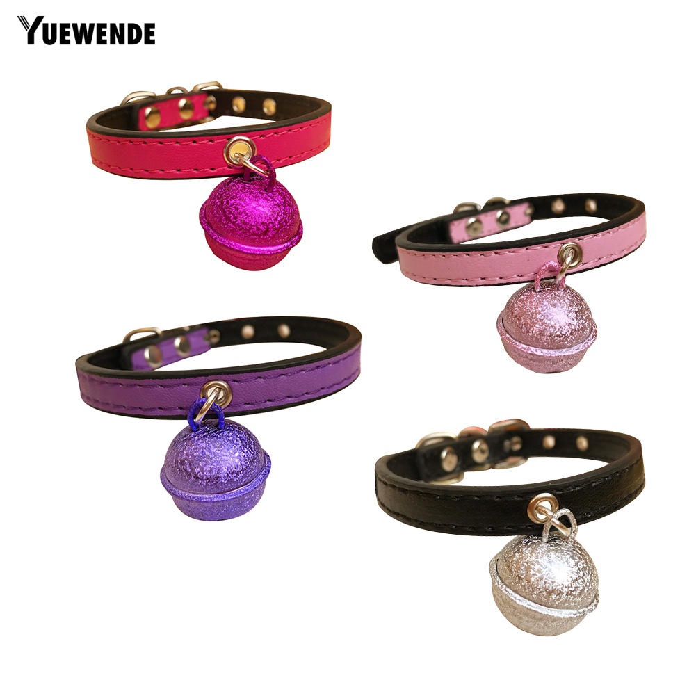 Vòng Cổ Giả Da Có Chuông Cho Thú Cưng
