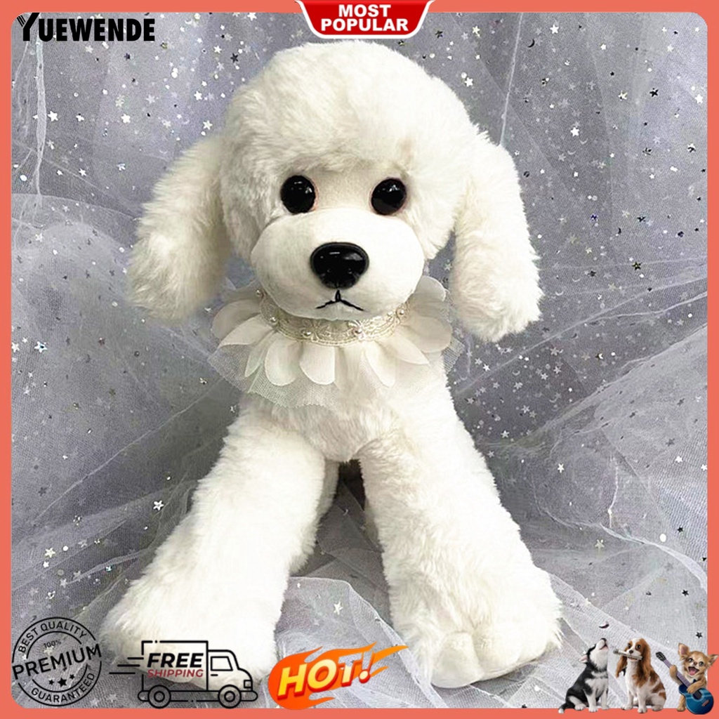 Yq.e Vòng Cổ Yếm Đính Ngọc Trai Giả Dễ Thương Có Thể Điều Chỉnh Cho Cún Cưng