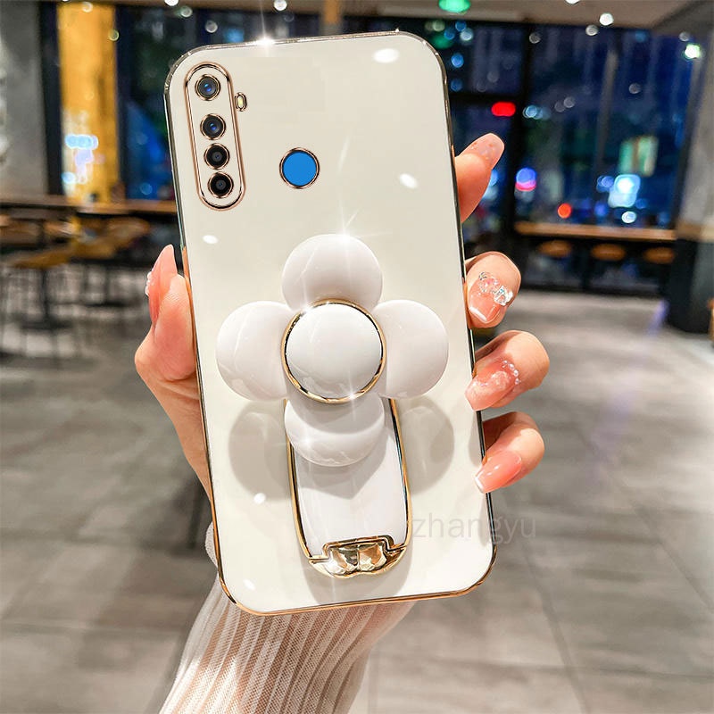 Ốp lưng Realme 5 5i 5s realme 6i c3 c3i realme 5 pro TPU Mềm Siêu Mỏng Mạ Điện Hình Cối Xay Gió 3D Chống Sốc Cho Realme 5 5i 5s realme 6i c3 c3i realme 5 pro Mạ điện Ốp Điện Thoại