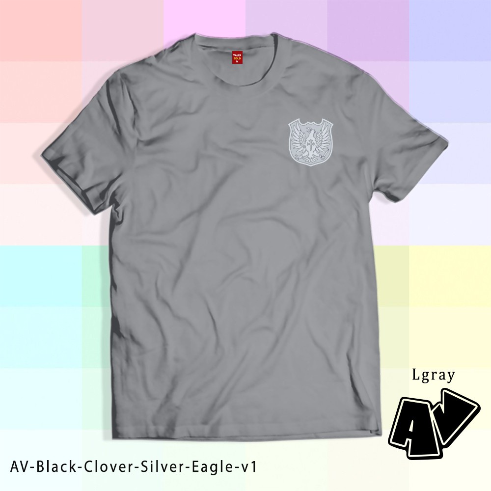 Áo nam Black Clover áo thun MagicKnights BlackClover Áo thun Silver Eagle Squad dành cho nam và nữ