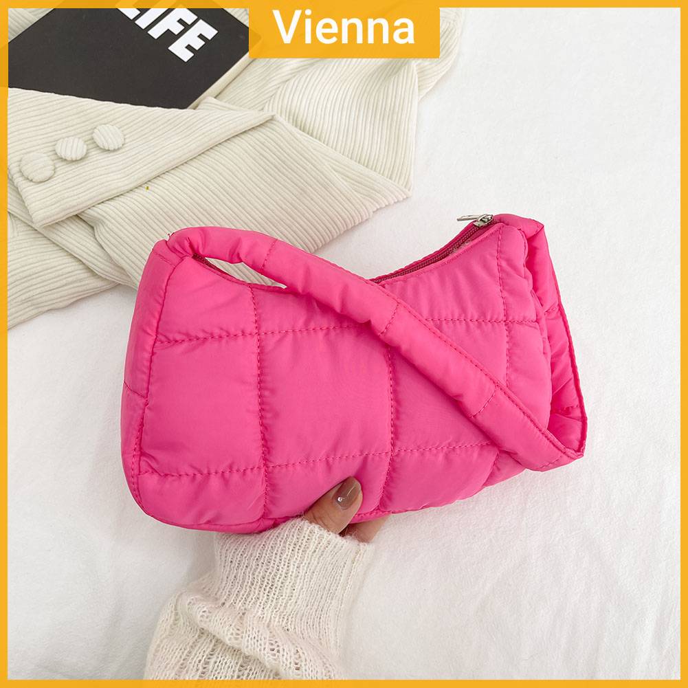 Túi Đeo Vai / Kẹp Nách Nhồi Bông Mềm Mại Giữ Ấm Mùa Đông Đơn Giản Thời Trang