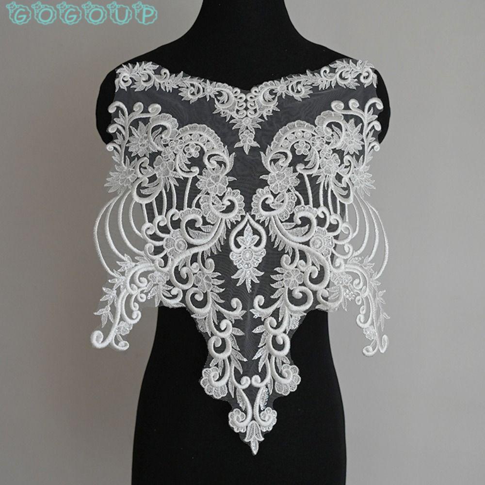 Miếng Ren Thêu Trang Trí Đầm Thời Trang