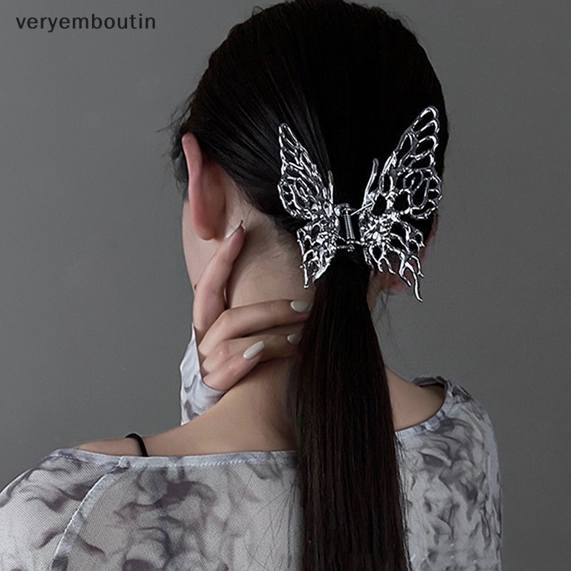 Kẹp Tóc Hình Bướm 3D Bằng Hợp Kim Thời Trang Dành Cho Nữ