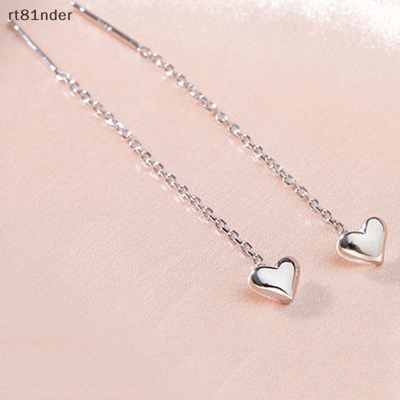 Rt 1 Đôi Bông Tai Dáng Dài Tua Rua Hình Ngôi Sao / Trái Tim Thời Trang Cho Nữ