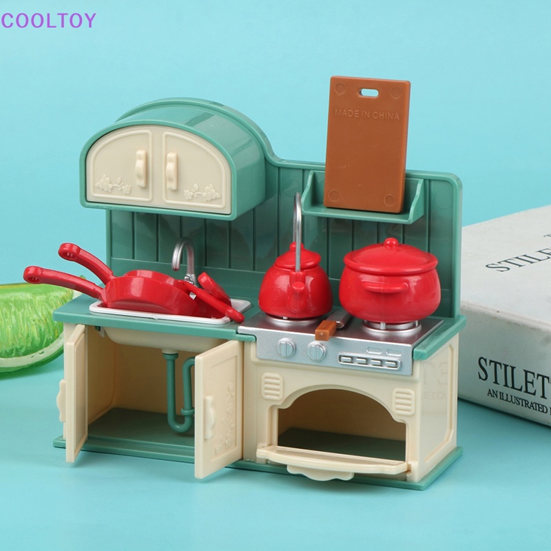 1 Bộ Dụng Cụ Nấu Ăn Mini Tỉ Lệ 1: 12 Cho Nhà Búp Bê