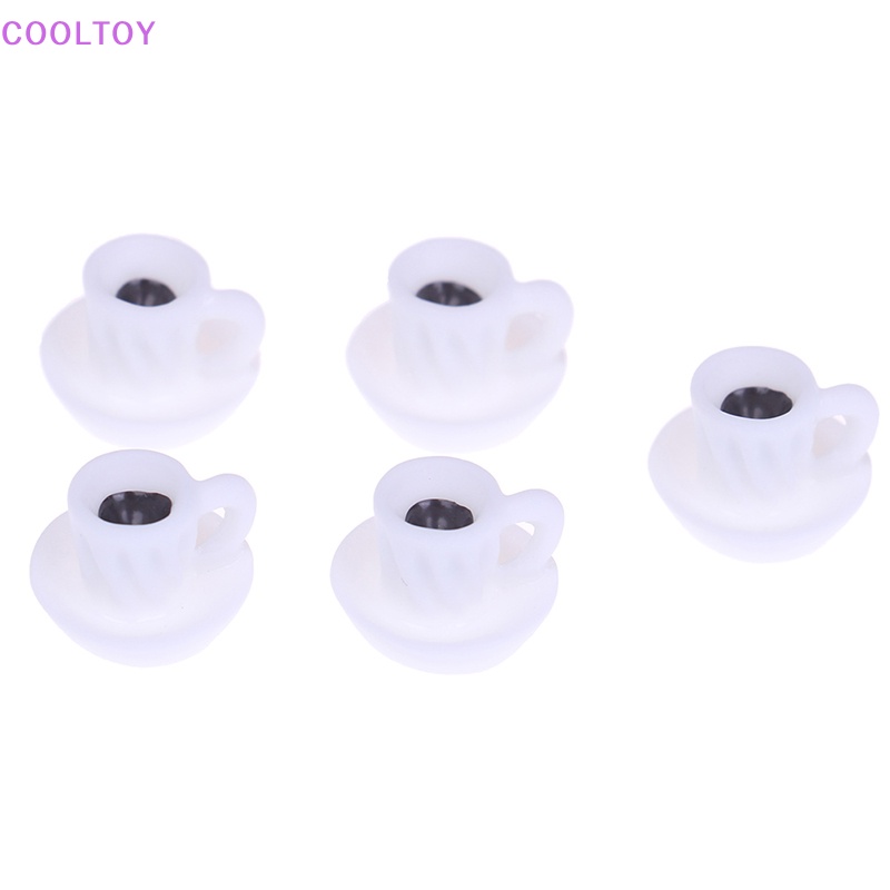 Cooltoy Set 5 Ly Cà Phê Mini Trang Trí Nhà Búp Bê