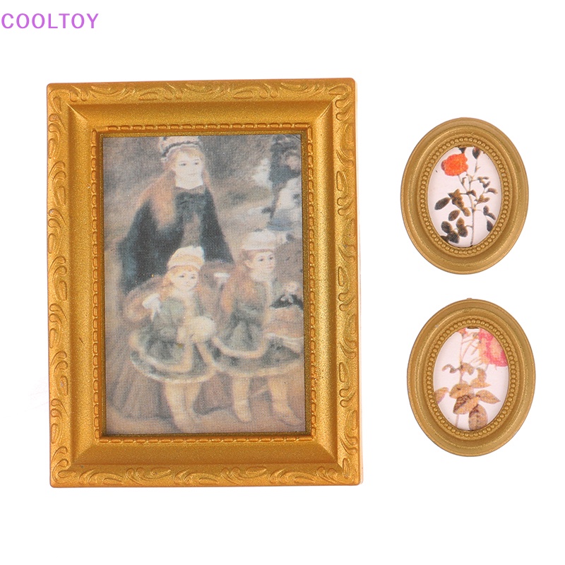 Bộ Khung Ảnh Dùng Trang Trí Nhà Búp Bê 1: 12